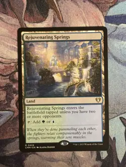 Rejuvenating Springs MTG Commander Masters 0424 Rare NM - Image 1