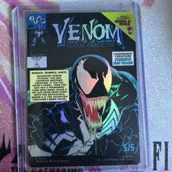 Venom, Lethal Protector/Eddie Brock MTG Spider-Man Mythic Borderless Foil #233 - Image 1