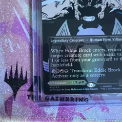 Venom, Lethal Protector/Eddie Brock MTG Spider-Man Mythic Borderless Foil #233 - Image 3