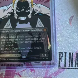 Venom, Lethal Protector/Eddie Brock MTG Spider-Man Mythic Borderless Foil #233 - Image 4