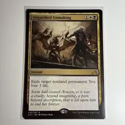 MTG - 1x Anguished Unmaking - Shadows Over Innistrad - NM - Magic the Gathering - Image 1