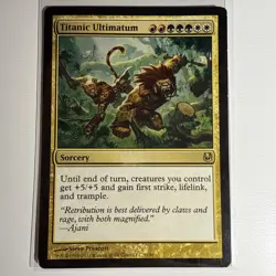 Titanic Ultimatum MTG Magic the Gathering Card LP/MP - Image 1