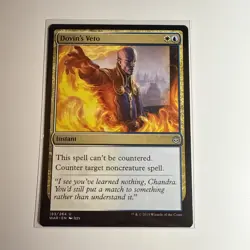 Dovin's Veto 1x MtG War of the Spark NM - Image 1