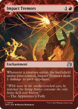 MTG Wilds of Eldraine - Impact Tremors (Enchanting Tales) - Image 1