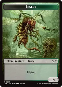 MTG Duskmourn: House of Horror - Insect 1/1 [Token] - Image 1