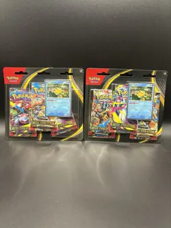 Pokemon TCG Mega Evolution Three Pack Blister X2 Psyduck IN HAND 🔥 - Image 1