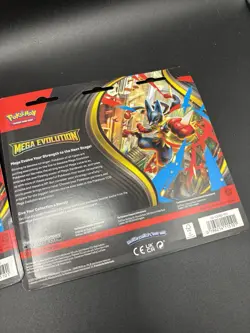 Pokemon TCG Mega Evolution Three Pack Blister X2 Psyduck IN HAND 🔥 - Image 5