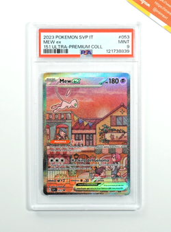 Pokemon PSA 9 Mew Ex #053 151 Ultra Premium Collection Promo 2023 Italiano - Image 1