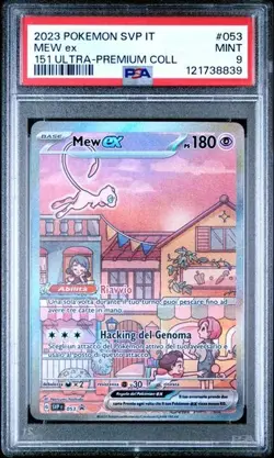 Pokemon PSA 9 Mew Ex #053 151 Ultra Premium Collection Promo 2023 Italiano - Image 2