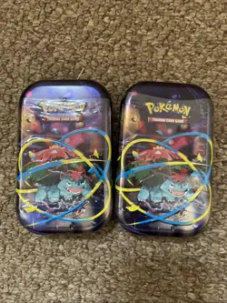 Pokemon: Mega Evolution - Mega Heroes Mini Tin (Set of 2) Sealed IN HAND - Image 1