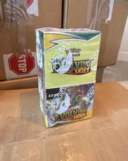 Evolving Skies Half Booster Box Sealed Pokemon TCG 18 Packs New and Sealed UK - Image 1
