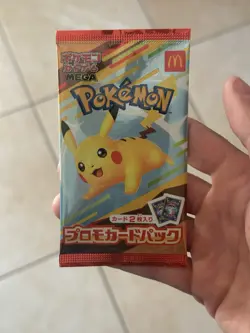 2025 Pokemon McDonald’s Promo Pack 2 Cards Sealed Pikachu 020/M-P JAP 🔥💥🔝​ - Image 1