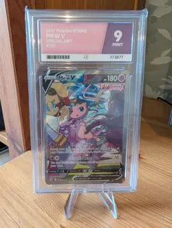 Pokemon TCG Fusion Strike Mew V 251/264 ACE 9 Mint Special Art - Image 1