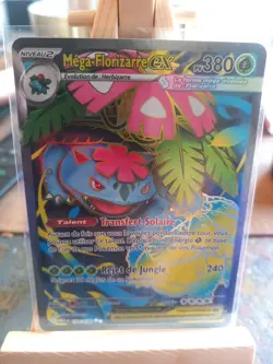 carte pokemon MEGA EVOUTION Mega FLORIZARRE EX 155/132 MEG MN FR - Image 1