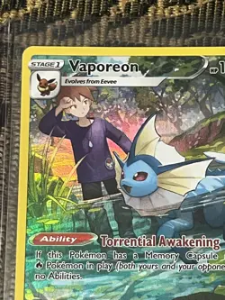 VAPOREON 2022 POKEMON BRILLIANT STARS TRAINER GALLERY RARE B TG02/TG30 Q4870 - Image 2