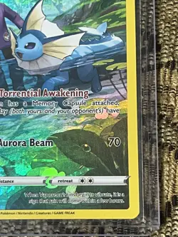 VAPOREON 2022 POKEMON BRILLIANT STARS TRAINER GALLERY RARE B TG02/TG30 Q4870 - Image 5