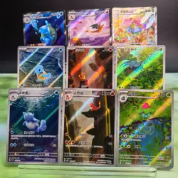 Pokemon TCG S-Chinese Charizard Venusaur Blastoise lots of 9 - Image 1