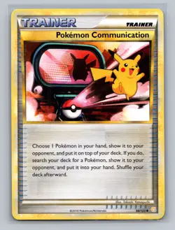 Pokemon TCG Pokemon Communication 98/123 HeartGold SoulSilver Normal LP - Image 1