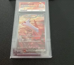 ACE 10 LATIAS ex #239/191 Surging Sparks Pokemon SIR GEM MINT RARE - Image 1
