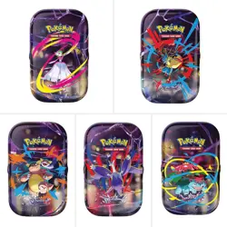 Pokemon Mega Evolution Mini Tin Art Set of 5 New Sealed In Hand 🚚✅⭐💫✨ - Image 2
