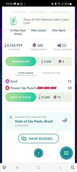 Pokemon Go Dynamax Toxtricity ( Normal ) ( Background) - Image 2