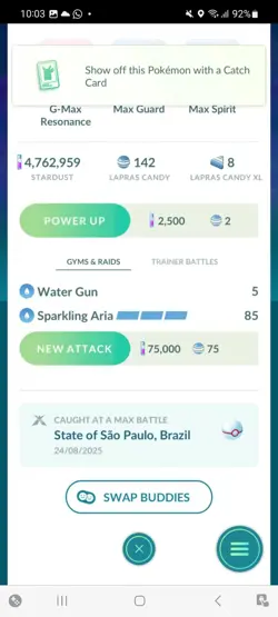 Pokemon Go Dynamax Lapras ( Normal ) ( Background) - Image 2