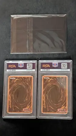 YuGiOh WCS2024 PSA10 Deathscythe Calibur Knight Light Imprisoning Sword Set - Image 2