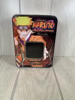 Naruto Unstoppable Force Trading Card Game Collectible Tin Only 2002 #2 Of 3 - Image 1