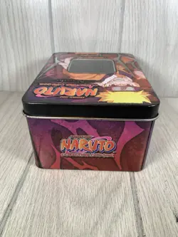 Naruto Unstoppable Force Trading Card Game Collectible Tin Only 2002 #2 Of 3 - Image 4
