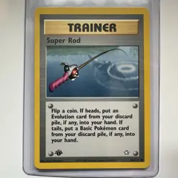 Super Rod 103/111 1st Edition Neo Genesis Pokemon Card - Image 1