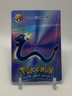90’s Pokemon Vending Prism Card - Dragonair #1266 Holo - Image 3
