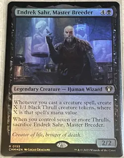 Endrek Sahr, Master Breeder Commander Masters Foil - Image 1