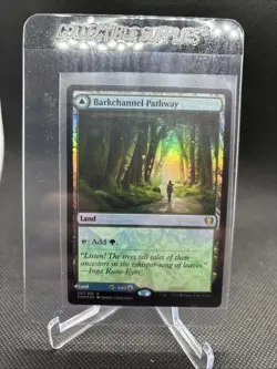 ***Barkchannel Pathway Foil***Kaldheim Mtg - Image 1