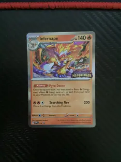 Pokemon Infernape (116/152) Scarlet & Violet Black Star Promos NM HOLO - Image 1