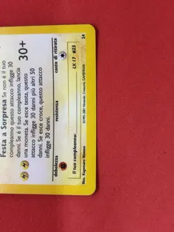 [NM] Pokemon Pikachu Di Compleanno Holo Black Star Promo #24 ITA birthday ______ - Image 5