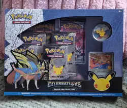 25th Anniversary Pokemon TCG Celebrations Deluxe Pin Collection Box - Image 1