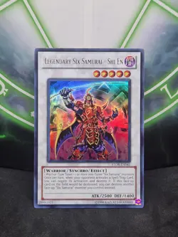 Yugioh Legendary Six Samurai - Shi En STOR-EN041 Ultra Rare NM - Image 1