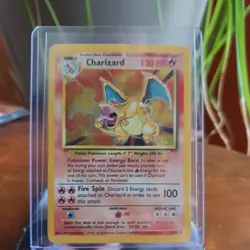 Charizard 4/102 Base Set Holo Rare Vintage 1999 WOTC Pokemon Card TCG Scratches - Image 1