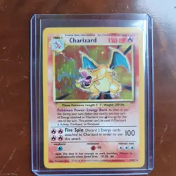 Charizard 4/102 Base Set Holo Rare Vintage 1999 WOTC Pokemon Card TCG Scratches - Image 2
