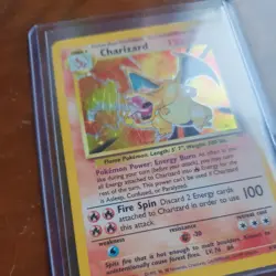 Charizard 4/102 Base Set Holo Rare Vintage 1999 WOTC Pokemon Card TCG Scratches - Image 3
