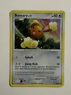 MP Buneary DP06 Promo Diamond & Pearl Holo Pokemon card English - Image 2