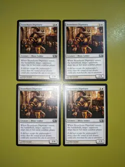Stonehorn Dignitary x4 Magic 2012 M12 4x Playset Magic the Gathering MTG - Image 1