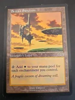 Serra's Sanctum Urza's Saga MTG Regular Lightly Played - Image 1
