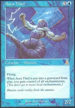 1x Aura Thief Light Play, English Urza's Destiny MTG Magic - Image 1