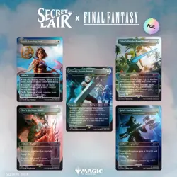 MTG Secret Lair x Final Fantasy: Rainbow Foil Set English Complete EN - Image 5