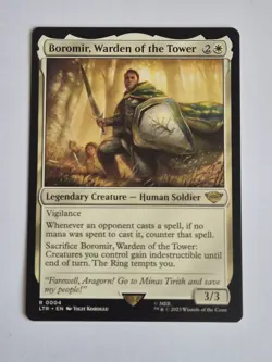 Boromir, Warden of the Tower - LTR - NM - MTG - Image 1
