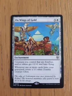 On Wings of Gold MTG NM Regular Commander: Aetherdrift Magic the Gathering - Image 1
