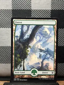 MTG TCG: Forest 278/280, (Full Art) Zendikar Rising - Image 1