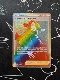 Cynthia's Ambition 178/172 Pokemon TCG SWSH Brilliant Stars Rainbow Rare English - Image 1
