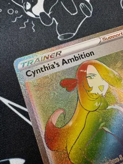 Cynthia's Ambition 178/172 Pokemon TCG SWSH Brilliant Stars Rainbow Rare English - Image 3